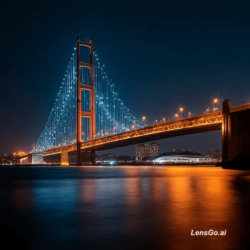Ethereal Light Trails: Art & Style AI image template