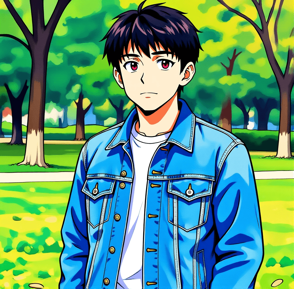 Anime look: Art & Style AI image template